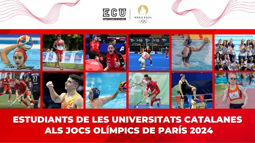 Una trentena d’estudiants catalans universitaris representen l’ECU als Jocs Olímpics de París 2024!